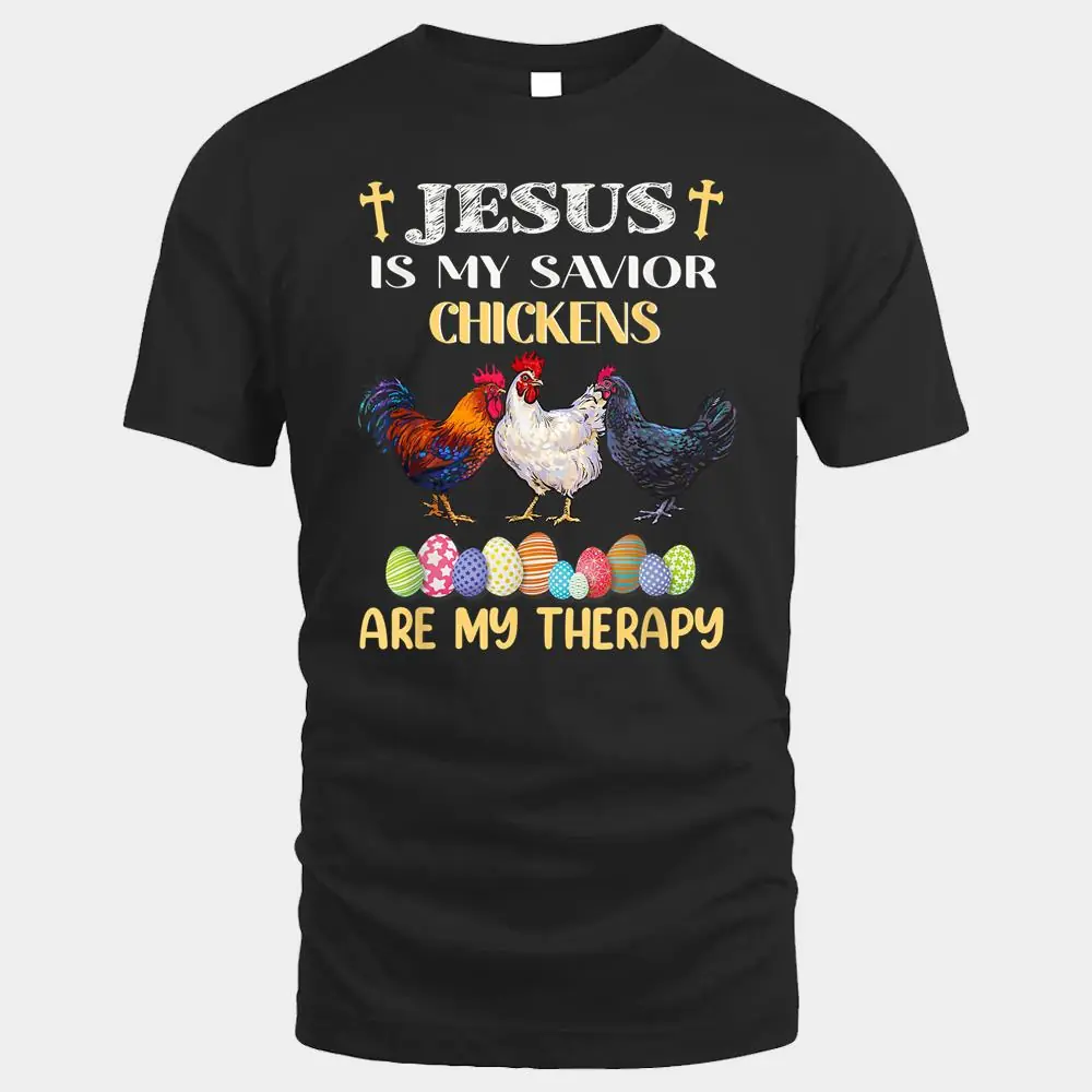 Jesus Is My Savior Chickens Are My Therapy Easter Eggs Jesus Is My Savior Chickens Are My Therapy Easter Eggs