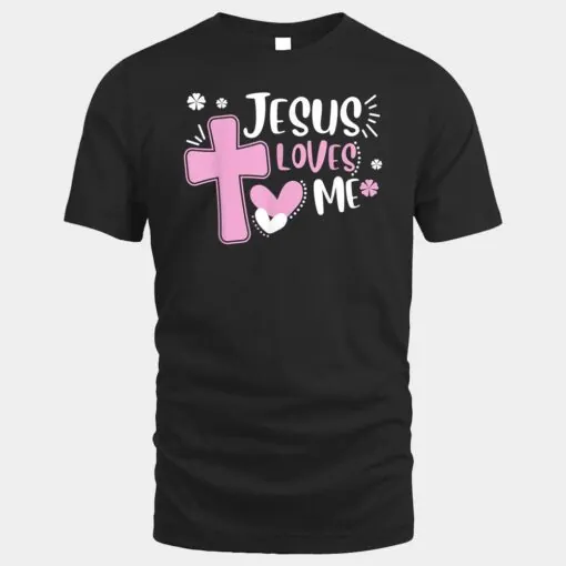 Jesus Loves Me Christian Cross Easter Day Family Outfit