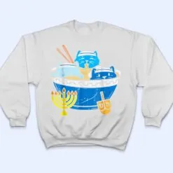 Jewish Cats Ramen Kitten Anime Hanukkah Pajamas Chanukah PJs T Shirt Jewish Cats Ramen Kitten Anime Hanukkah Pajamas Chanukah PJs T Shirt