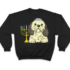 Jewish Shih Tzu Dog Menorah Hanukkah Pajamas Chanukah PJs T Shirt Jewish Shih Tzu Dog Menorah Hanukkah Pajamas Chanukah PJs T Shirt