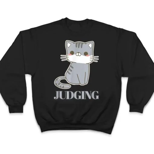 Judging Meme Funny Retro Style Vintage Cats T Shirt