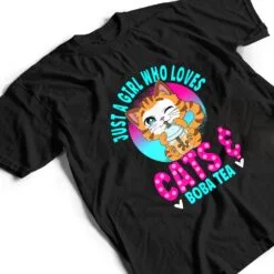 Just A Girl Who Loves Boba Ea Cat Bubble Ea T Shirt Just A Girl Who Loves Boba Ea Cat Bubble Ea T Shirt