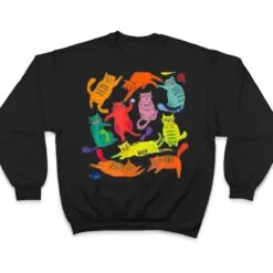 Just A Girl Who Loves Cats Cute Cat Lover Ee Multicolor T Shirt Just A Girl Who Loves Cats Cute Cat Lover Ee Multicolor T Shirt