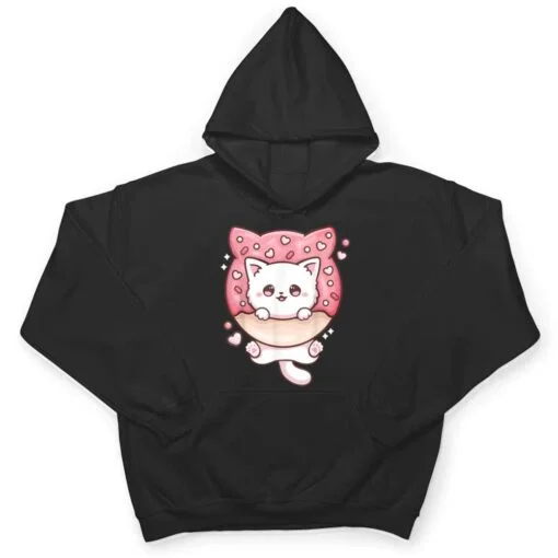 Kawaii Cat Donut Anime Lover Otaku T Shirt