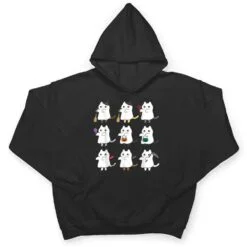 Kawaii Cat Ghosts Black Cat Halloween Cute Costume Spooky T Shirt Kawaii Cat Ghosts Black Cat Halloween Cute Costume Spooky T Shirt