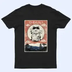 Kawaii Cat Japanese Black Anime Gift Girls Official Nager Ver 2 T Shirt