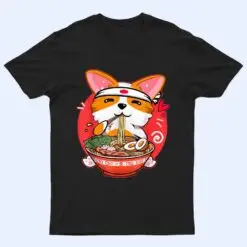 Kawaii Corgi Ramen Cute Anime Japanese Noodles Dog Lovers T Shirt