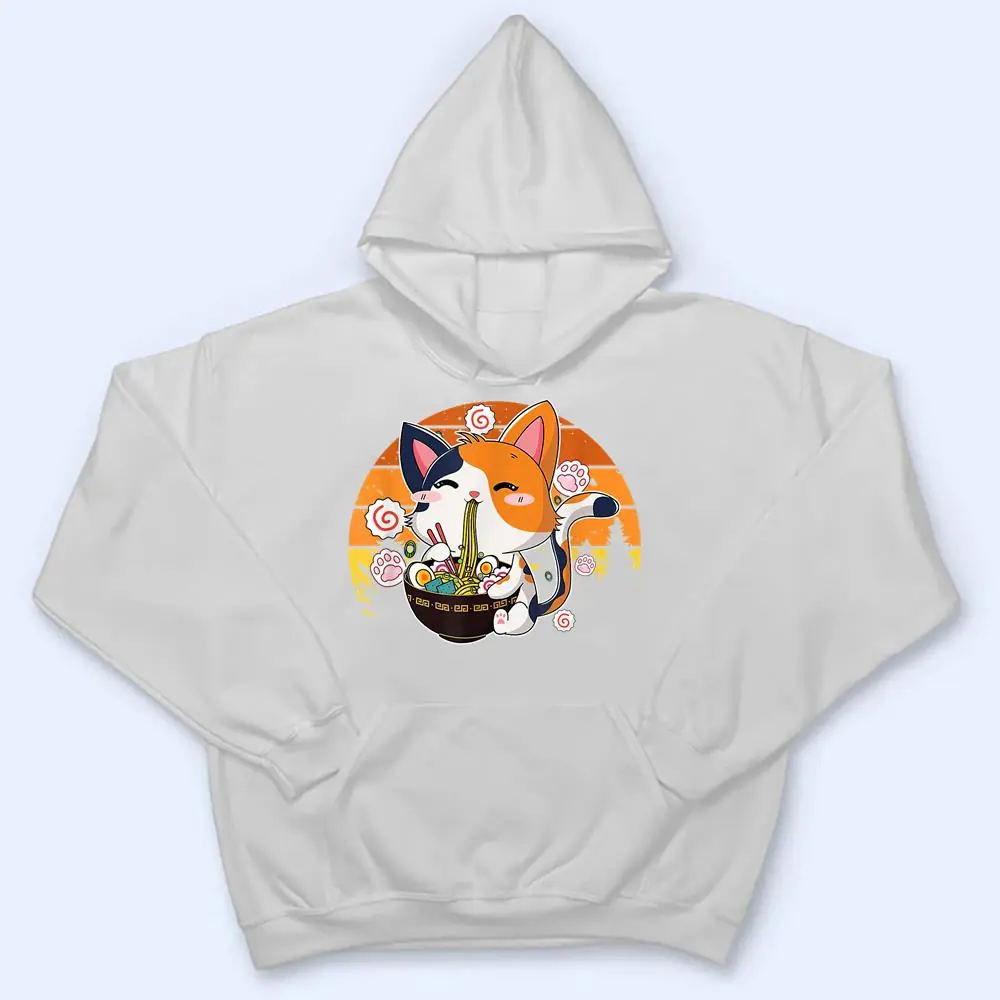 Kawaii-Ramen-Cat-Anime-Japanese-Neko-Noodle-Funny-Vintage-T-Shirt-3 Kawaii Ramen Cat Anime Japanese Neko Noodle Funny Vintage T Shirt