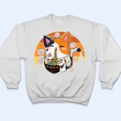 Kawaii Ramen Cat Anime Japanese Neko Noodle Funny Vintage T Shirt Kawaii Ramen Cat Anime Japanese Neko Noodle Funny Vintage T Shirt