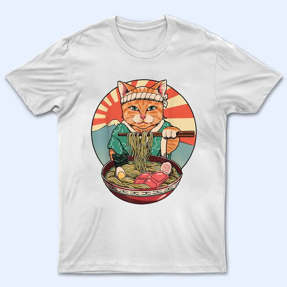 Kawaii Ramen Cat Japanese Neko Noodle Funny Vintage Anime T Shirt Kawaii Ramen Cat Japanese Neko Noodle Funny Vintage Anime T Shirt