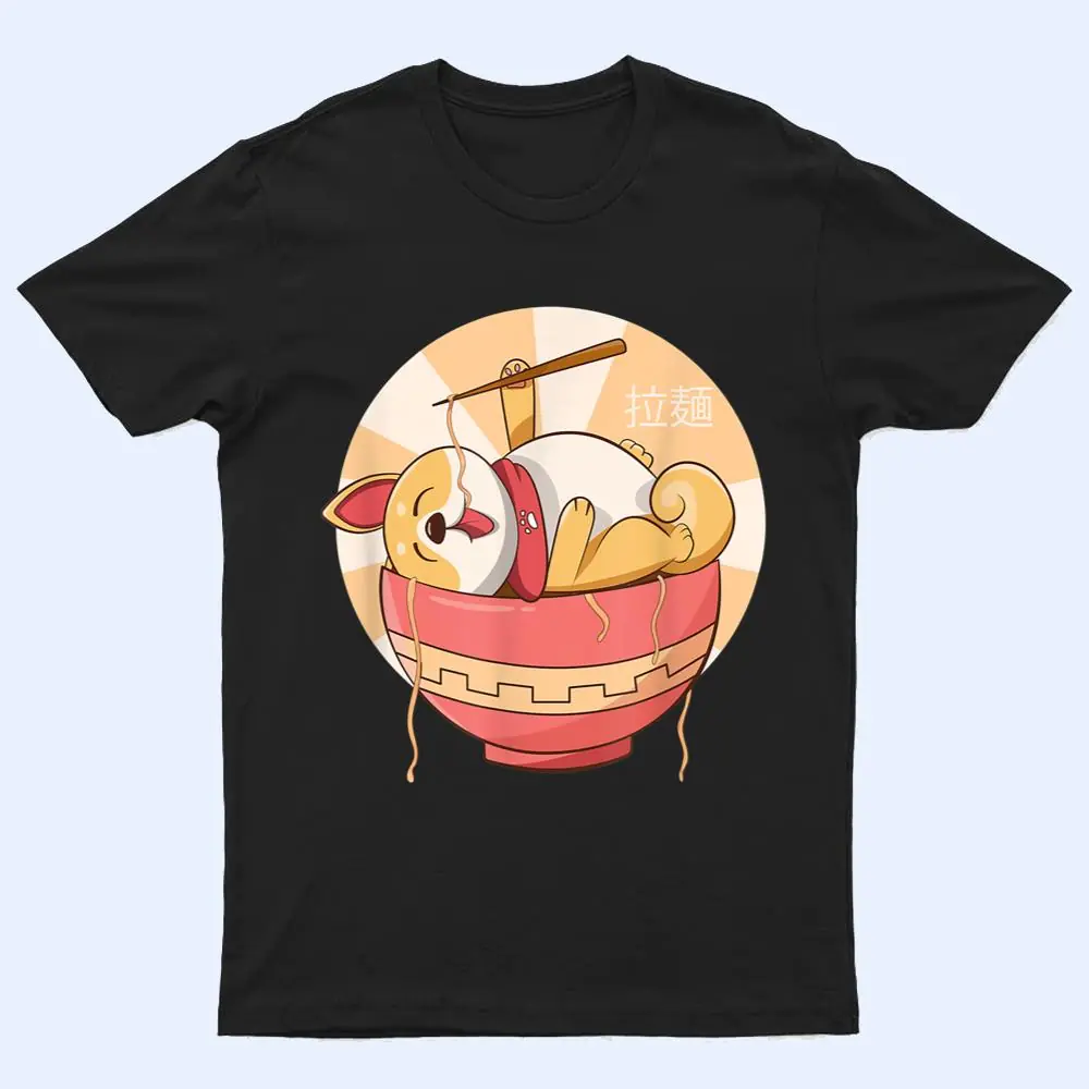 Kawaii Ramen Cute Anime Dog Corgi Japanese Noodles T Shirt Kawaii Ramen Cute Anime Dog Corgi Japanese Noodles T Shirt