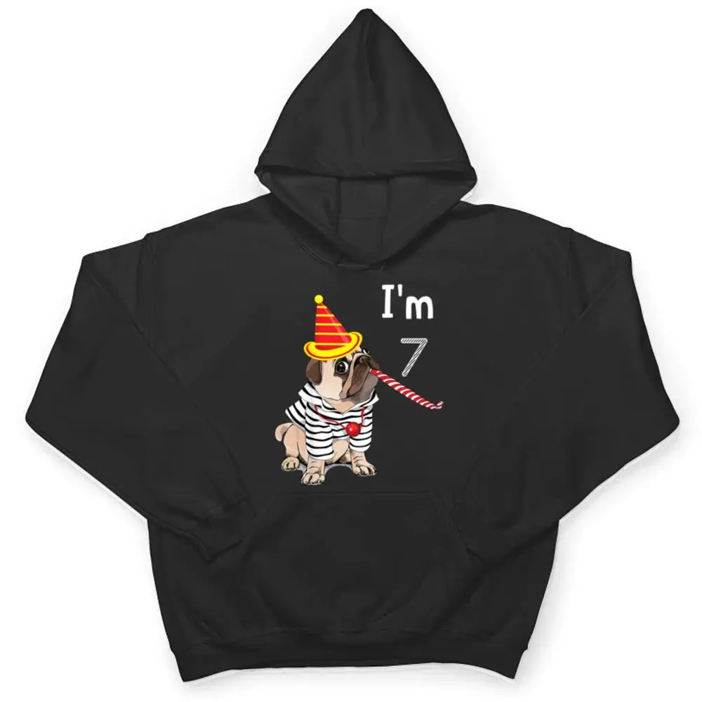 Kids-7-Year-Old-Gifts-Im-7th-Birthday-Boys-Funny-Pug-Dog-T-Shirt-3 Kids 7 Year Old Gifts I'm 7th Birthday Boys Funny Pug Dog T Shirt