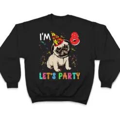 Kids 8 Year Old Gifts 8th Birthday Boys Let's Party Pug Dog T Shirt Kids 8 Year Old Gifts 8th Birthday Boys Let's Party Pug Dog T Shirt