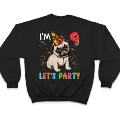 Kids 9 Year Old Gifts 9th Birthday Boys Let's Party Pug Dog T Shirt Kids 9 Year Old Gifts 9th Birthday Boys Let's Party Pug Dog T Shirt