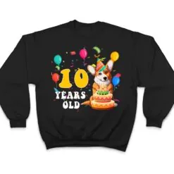 Kids Cute 10 Years Old Corgi Dog Lover 10th Birthday Party T Shirt Kids Cute 10 Years Old Corgi Dog Lover 10th Birthday Party T Shirt