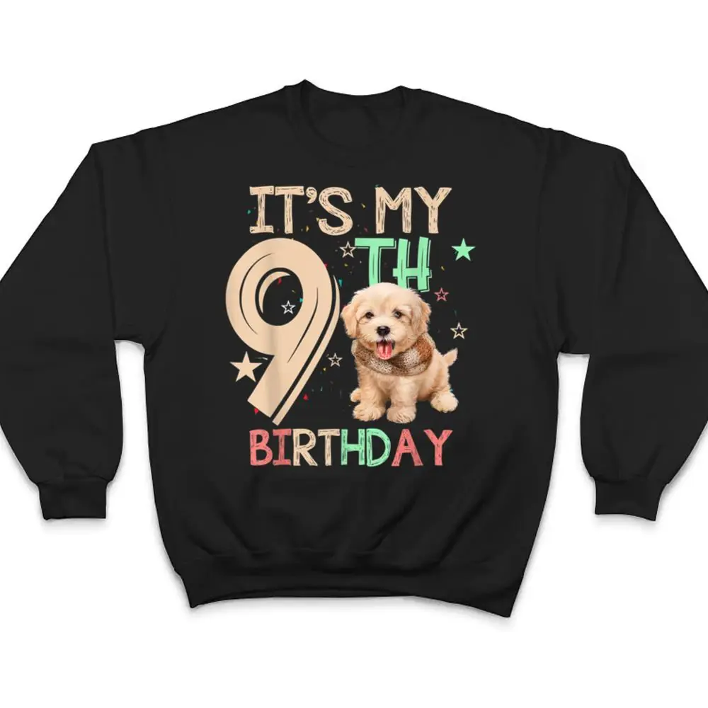Kids-Its-My-9th-Birthday-Dog-Lover-Theme-9-Years-Old-Puppy-T-Shirt-4 Kids It's My 9th Birthday Dog Lover Theme 9 Years Old Puppy T Shirt