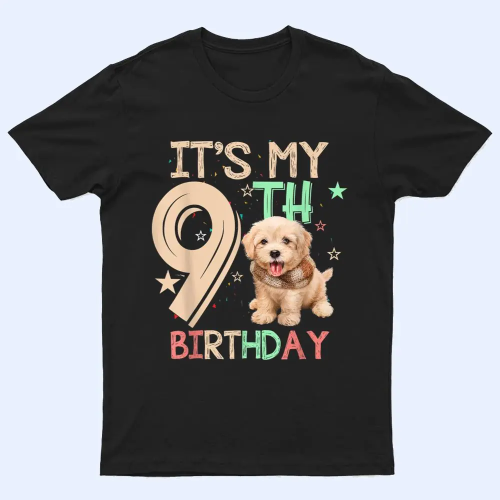 Kids It's My 9th Birthday Dog Lover Theme 9 Years Old Puppy T Shirt Kids It's My 9th Birthday Dog Lover Theme 9 Years Old Puppy T Shirt