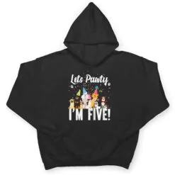 Kids Lets Pawty I'm FIVE! Puppy Dog Themed Birthday Party T Shirt Kids Lets Pawty I'm FIVE! Puppy Dog Themed Birthday Party T Shirt
