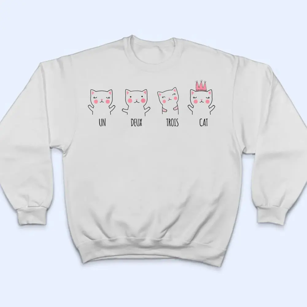 Kids Un Deux Rois Cat With Cute Cats Funny Cat Lover T Shirt