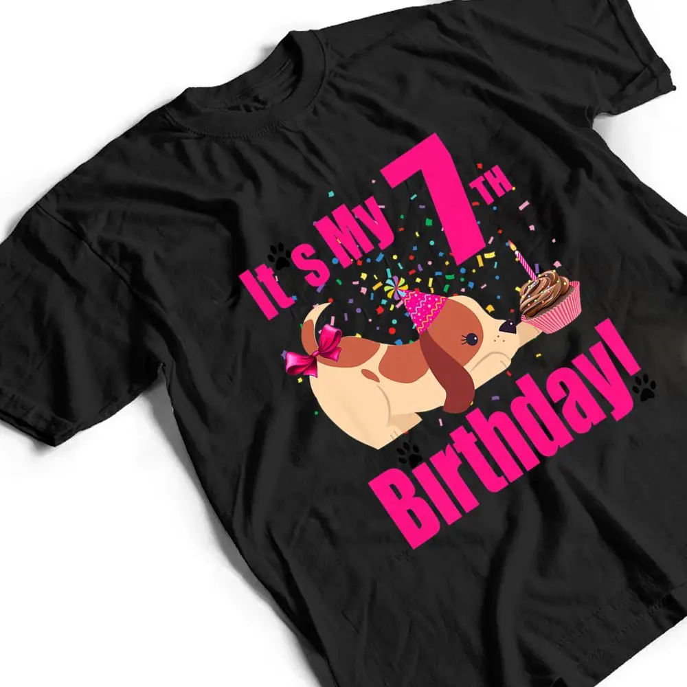 Kids-its-my-7th-birthday-dog-puppy-lover-girl-7-years-old-T-Shirt-2 Kids it's my 7th birthday dog puppy lover (girl) 7 years old T Shirt