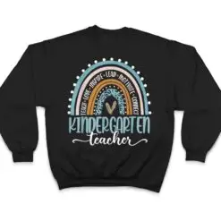 Kindergarten Teacher Leopard Rainbow First Day Of School T Shirt Kindergarten Teacher Leopard Rainbow First Day Of School T Shirt