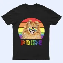 LGBTQ Pomeranian Dog Rainbow Gay Pride T Shirt