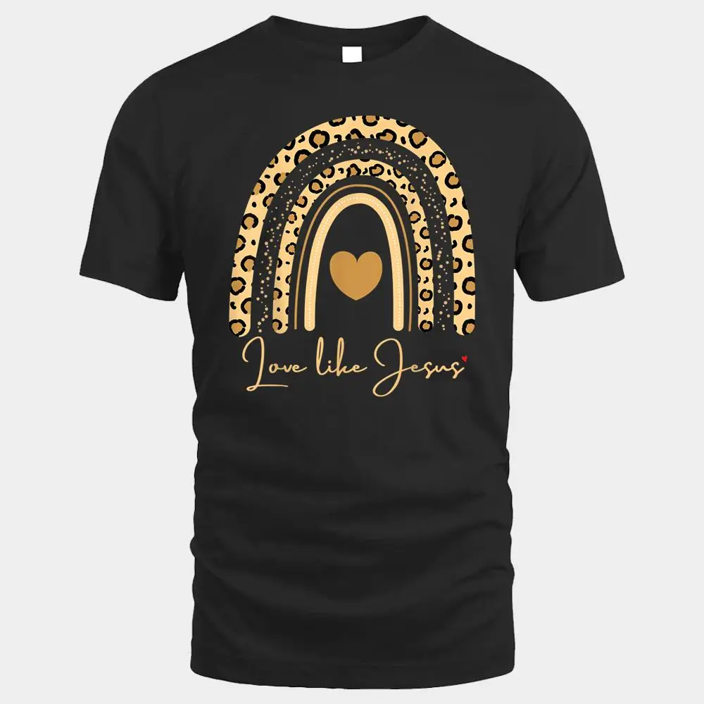 LOVE LIKE JESUS Christian Leopard Rainbow LOVE LIKE JESUS Christian Leopard Rainbow