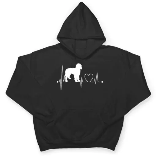 Labradoodle Dog My Heartbeat EKG Dogs My Cardio T Shirt