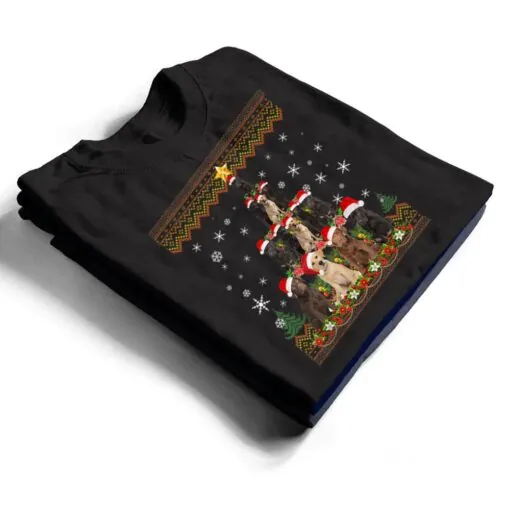 Labrador Dog Christmas Lights Christmas T Shirt