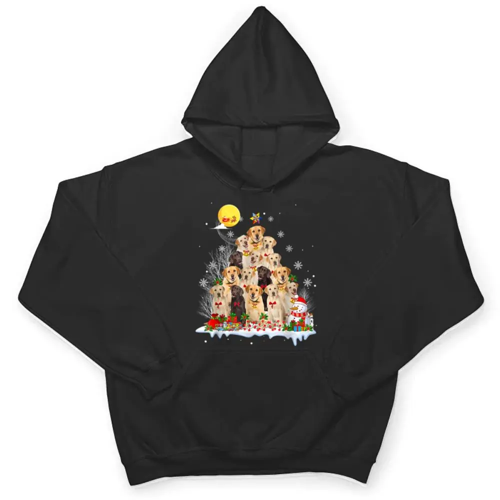 Labrador-Dog-Lover-Matching-Santa-Christmas-Tree-T-Shirt-3 Labrador Dog Lover Matching Santa Christmas Tree T Shirt