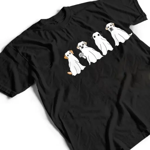 Labrador Golden Retriever Ghost Halloween Costume Dog Owner T Shirt