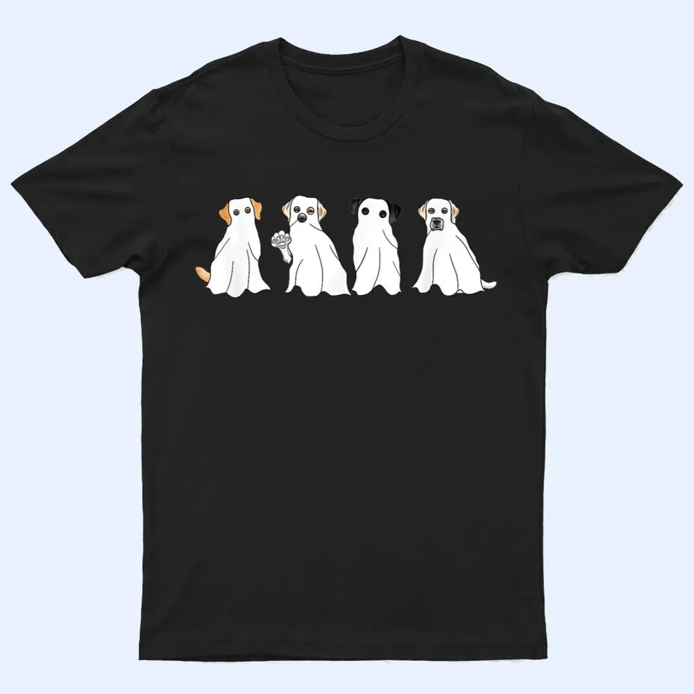 Labrador Golden Retriever Ghost Halloween Costume Dog Owner T Shirt Labrador Golden Retriever Ghost Halloween Costume Dog Owner T Shirt