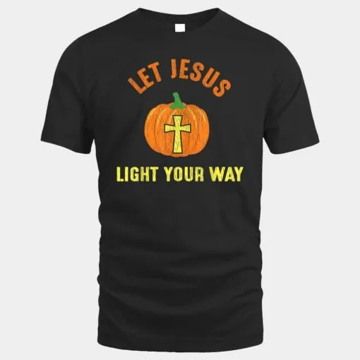 Let Jesus Light Your Way Pumpkin Thanksgiving Christian