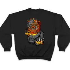 Lion Door Guardian Statue Fu Dog Or Foo Dog T Shirt Lion Door Guardian Statue Fu Dog Or Foo Dog T Shirt