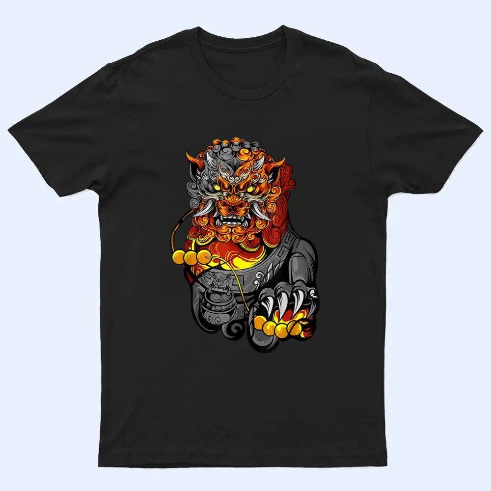 Lion Door Guardian Statue Fu Dog Or Foo Dog T Shirt Lion Door Guardian Statue Fu Dog Or Foo Dog T Shirt