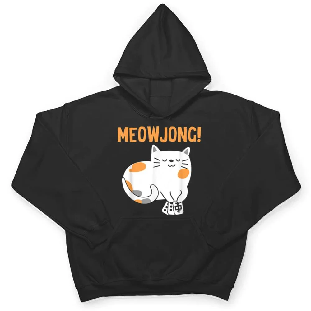 Mahjong-Cat-Player-Board-Game-Mah-Jongg-China-Solitaire-T-Shirt-3 Mahjong Cat Player Board Game Mah-Jongg China Solitaire T Shirt
