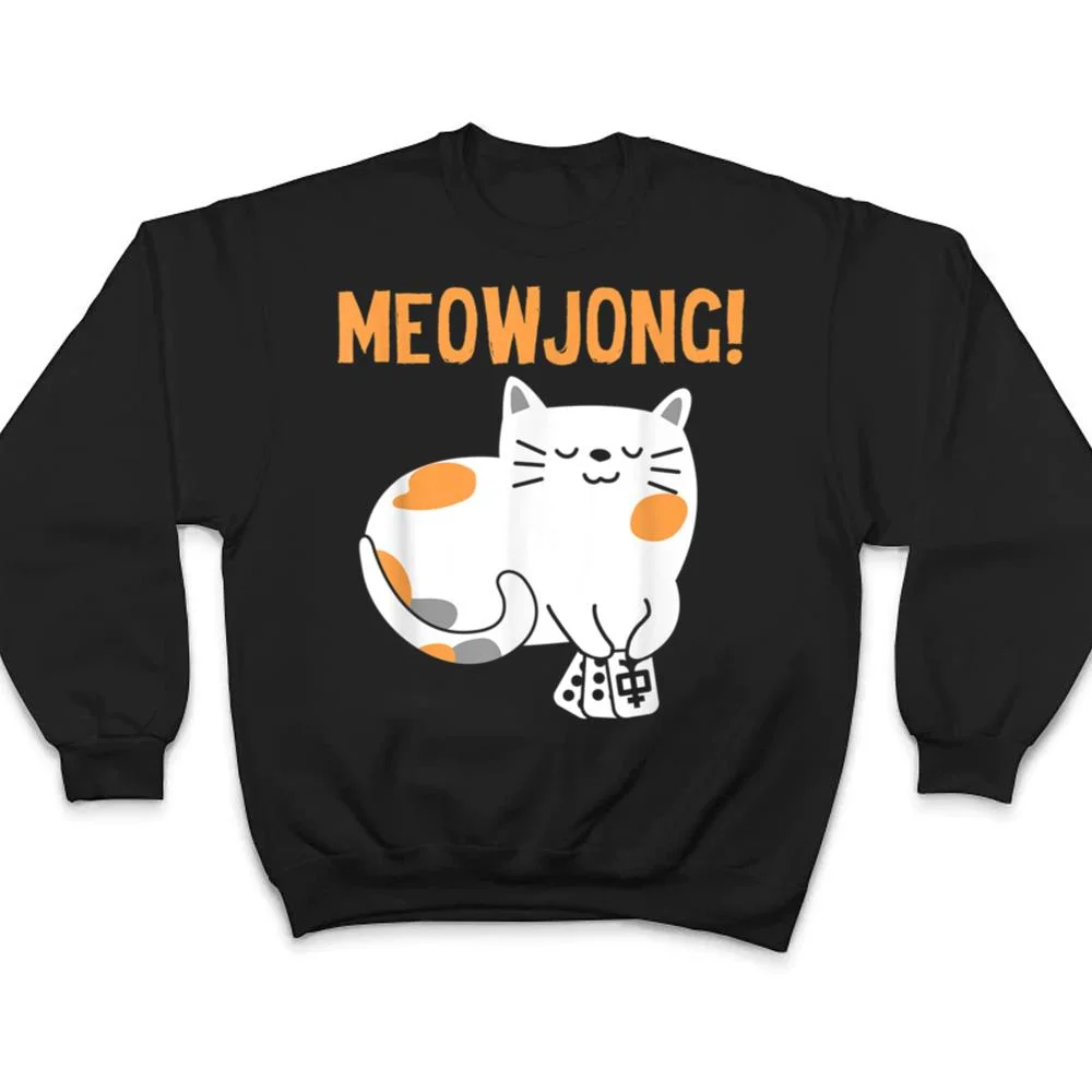 Mahjong-Cat-Player-Board-Game-Mah-Jongg-China-Solitaire-T-Shirt-4 Mahjong Cat Player Board Game Mah-Jongg China Solitaire T Shirt