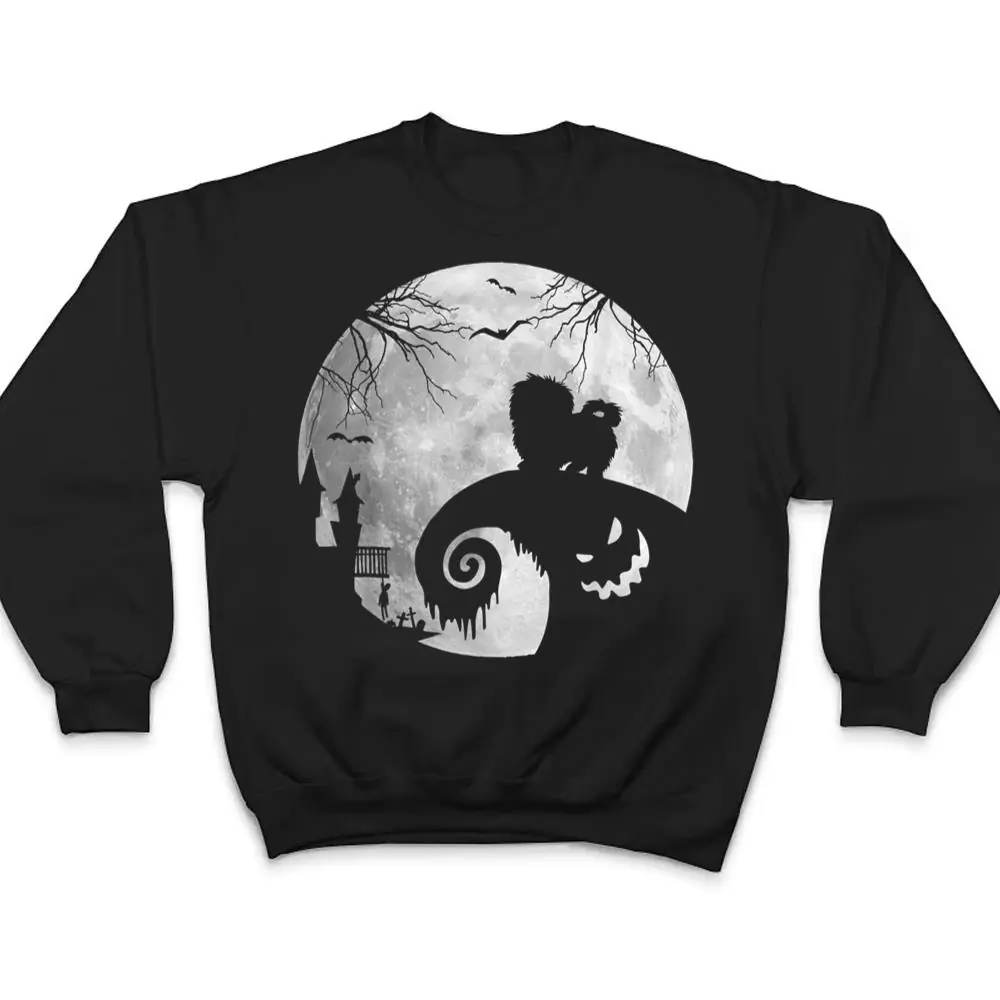 Maltese-Dog-And-Moon-Halloween-Costume-Dog-Lover-Funny-Gifts-T-Shirt-4 Maltese Dog And Moon Halloween Costume Dog Lover Funny Gifts T Shirt
