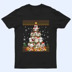 Maltese Dog Christmas Lights Christmas T Shirt