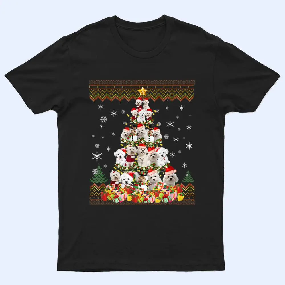 Maltese Dog Christmas Lights Christmas T Shirt Maltese Dog Christmas Lights Christmas T Shirt