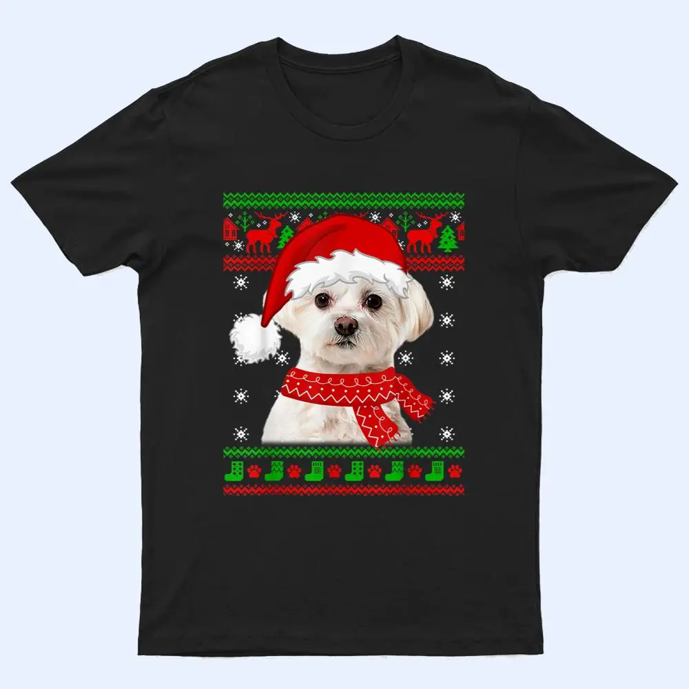 Maltese Dog Ugly  Christmas Puppy Dog Lover T Shirt Maltese Dog Ugly  Christmas Puppy Dog Lover T Shirt
