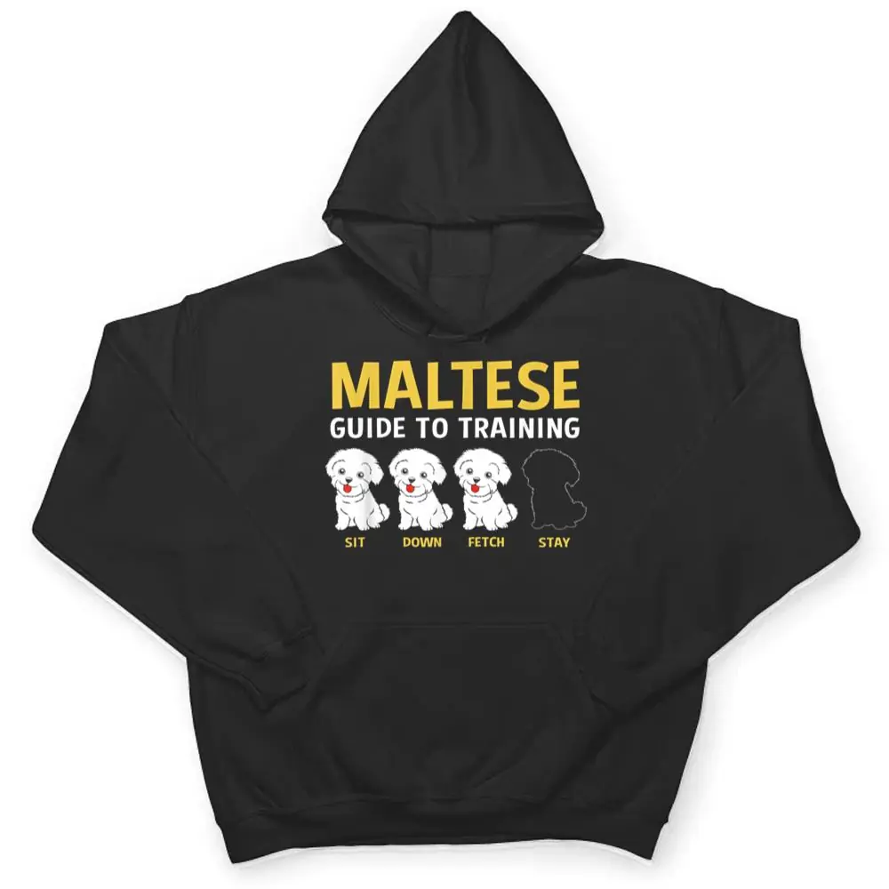Maltese-Guide-To-Training-Funny-Dog-Trainer-T-Shirt-3 Maltese Guide To Training Funny Dog Trainer T Shirt