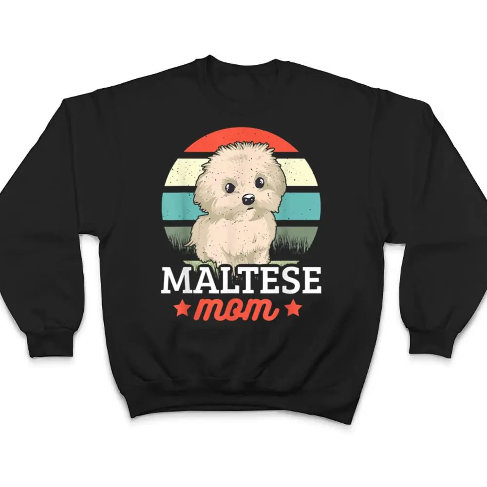Maltese-Mom-For-Dog-Lover-T-Shirt-4 Maltese Mom For Dog Lover T Shirt