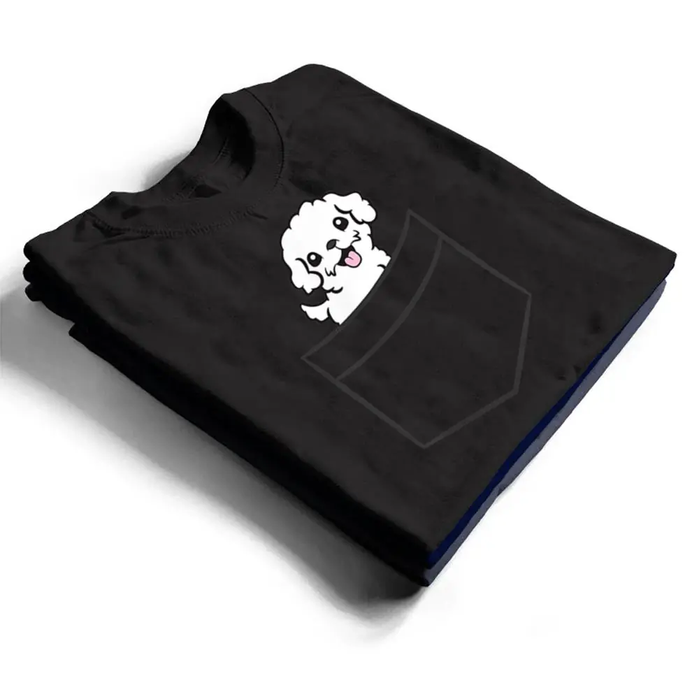 Maltipoo Dog In The Pocket Funny Maltipoo T Shirt