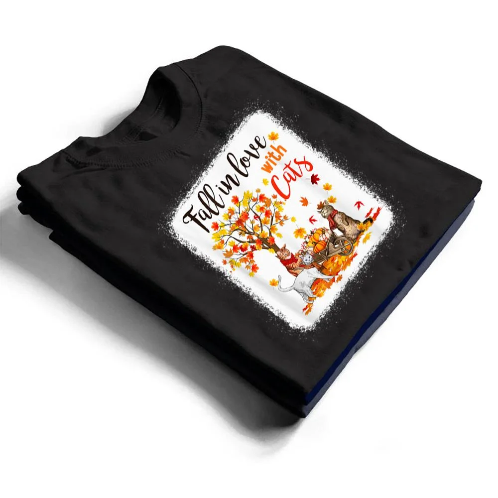Maple-Cat-Leaf-Fall-Hello-Autumn-Bicycle-T-Shirt-1 Maple Cat Leaf Fall Hello Autumn Bicycle T Shirt
