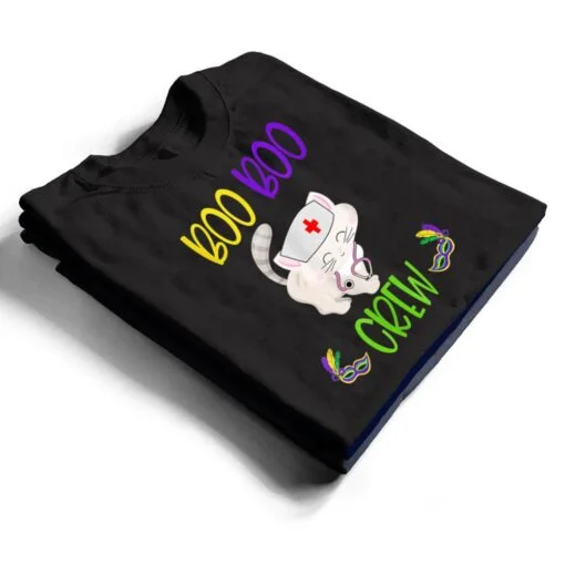 Mardi Gras Boo Boo Crew Nurse Cat Funny For Nurses Gifts T Shirt