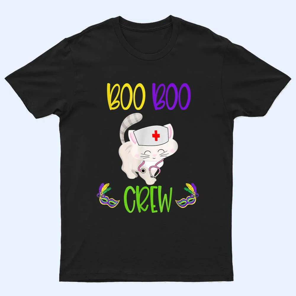 Mardi Gras Boo Boo Crew Nurse Cat Funny For Nurses Gifts T Shirt Mardi Gras Boo Boo Crew Nurse Cat Funny For Nurses Gifts T Shirt