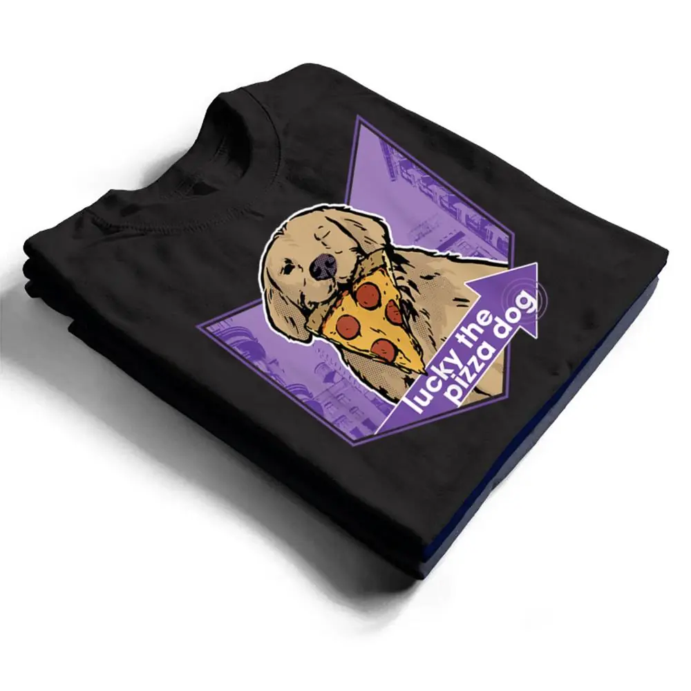 Marvel-Hawkeye-Disney-Plus-Lucky-The-Pizza-Dog-Chevron-T-Shirt-1 Marvel Hawkeye Disney Plus Lucky The Pizza Dog Chevron T Shirt