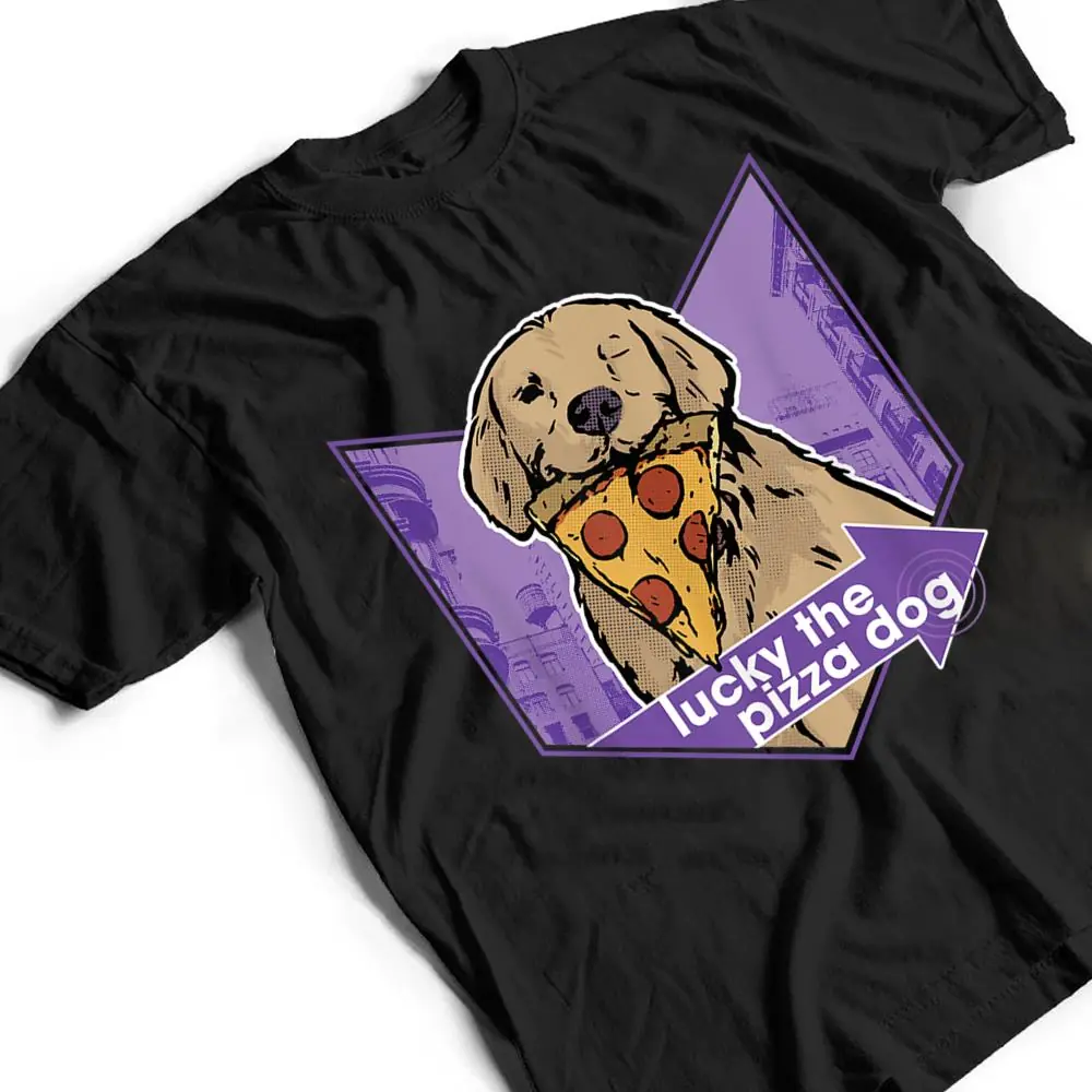 Marvel-Hawkeye-Disney-Plus-Lucky-The-Pizza-Dog-Chevron-T-Shirt-2 Marvel Hawkeye Disney Plus Lucky The Pizza Dog Chevron T Shirt