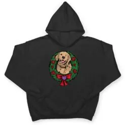 Marvel Hawkeye Lucky the Pizza Dog Holiday Wreath T Shirt Marvel Hawkeye Lucky the Pizza Dog Holiday Wreath T Shirt